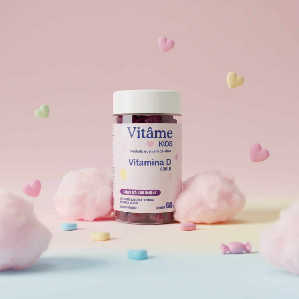 Vitamina D 600UI Gummies 30 un. - Vitâme Kids