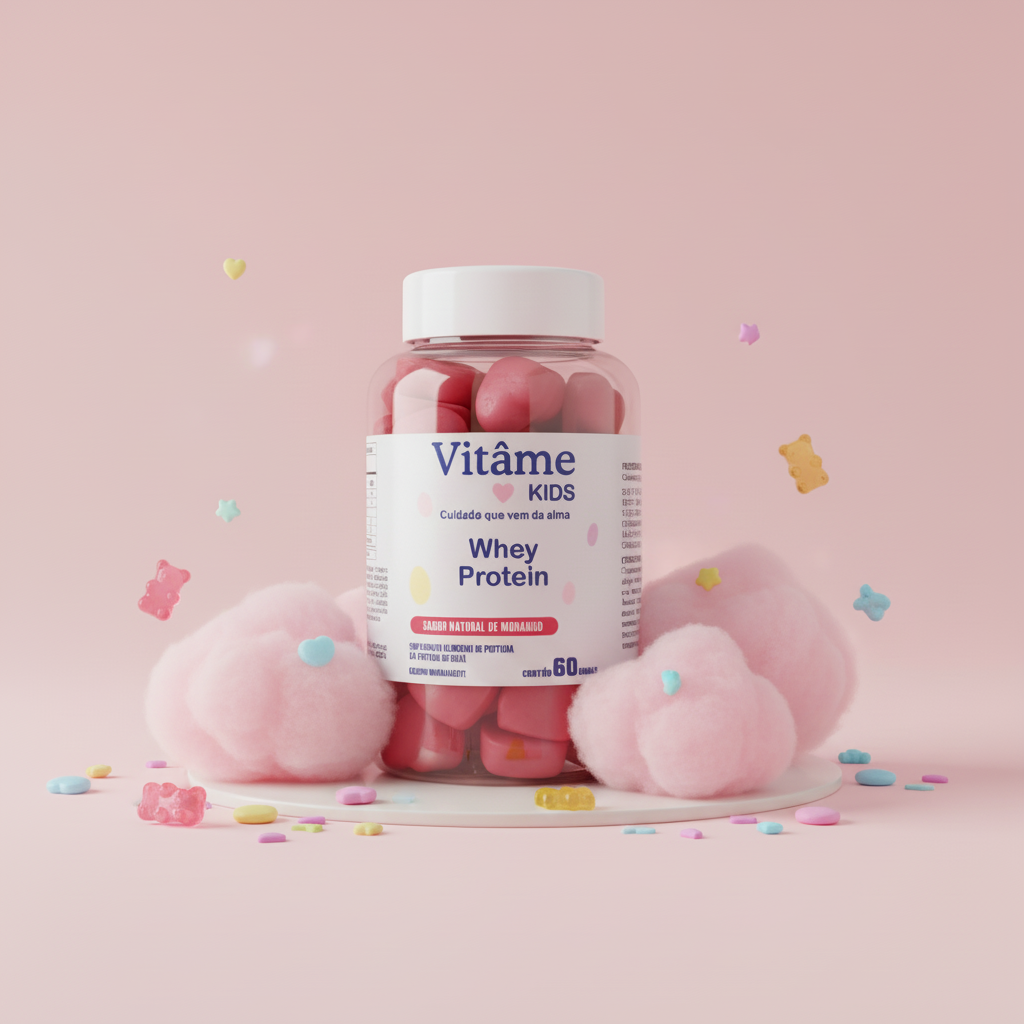 Whey Protein 60 gomas - Vitâme Kids